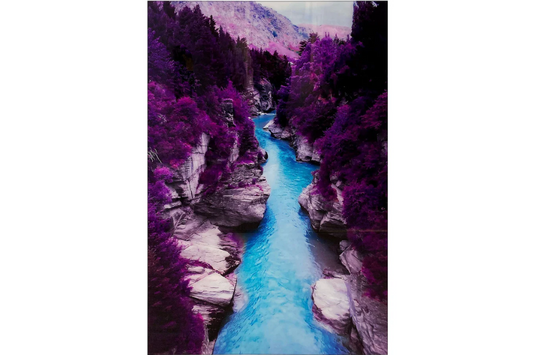 PURPLE Guadalupe River Wall Art Print TG