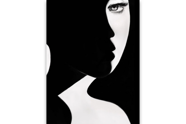 NOIR Glowing Silhouette Modern Wall Art TG