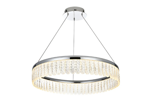Rune 1 Light 24.00 inch Chandelier - Venini Furniture 