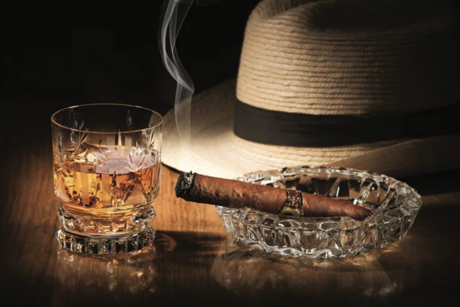 NC-51 CUBAN Rum and Cigar Modern Wall Art TG