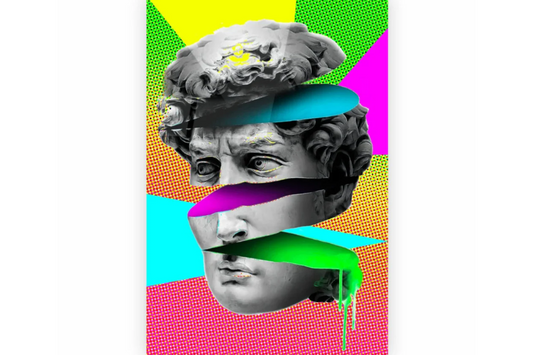 DAVID Sliced Michelangelo Modern Wall Art TG
