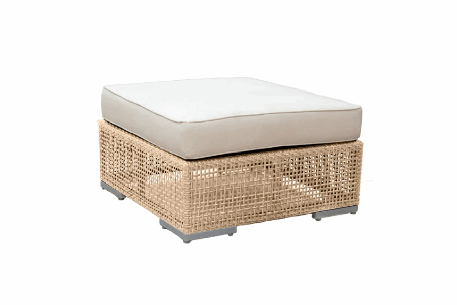 Panama Jack Austin Ottoman PJO-3801-NAT-O