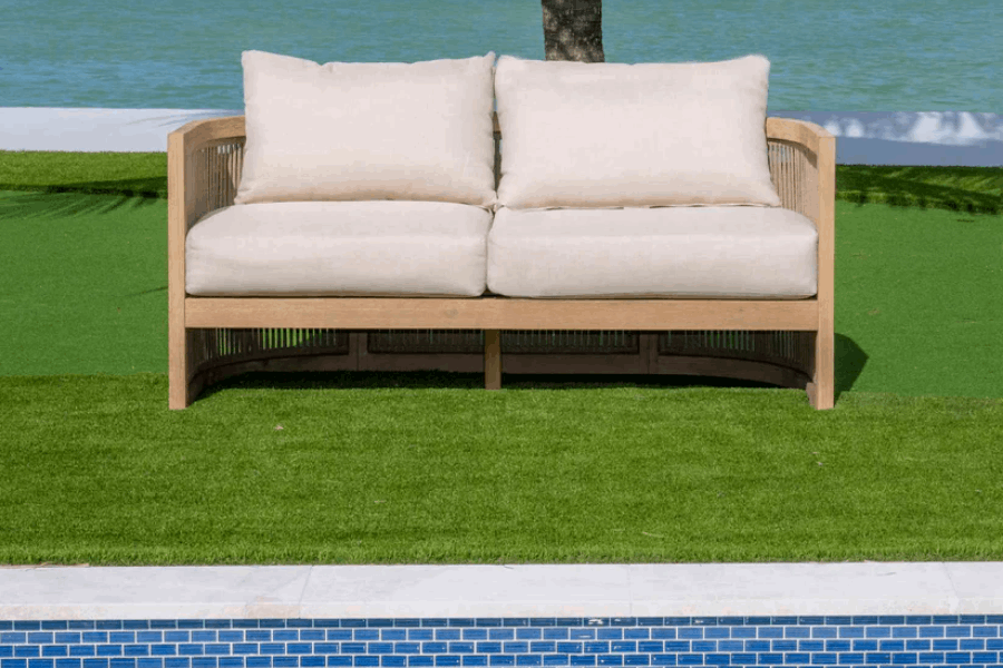 Panama Jack Cabo Loveseat with Cushions PJO-4401-NAT-LS