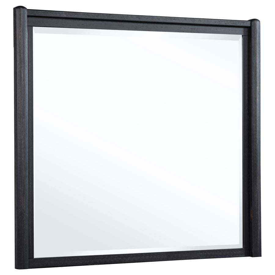 Leandro Dresser Mirror Burnished Black 222494 - Venini Furniture 