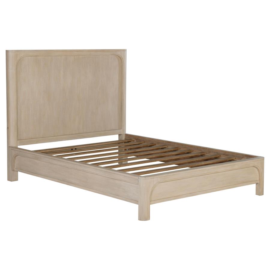 Solano 56-inch Eastern King Panel Bed Weathered Mango 222521KE