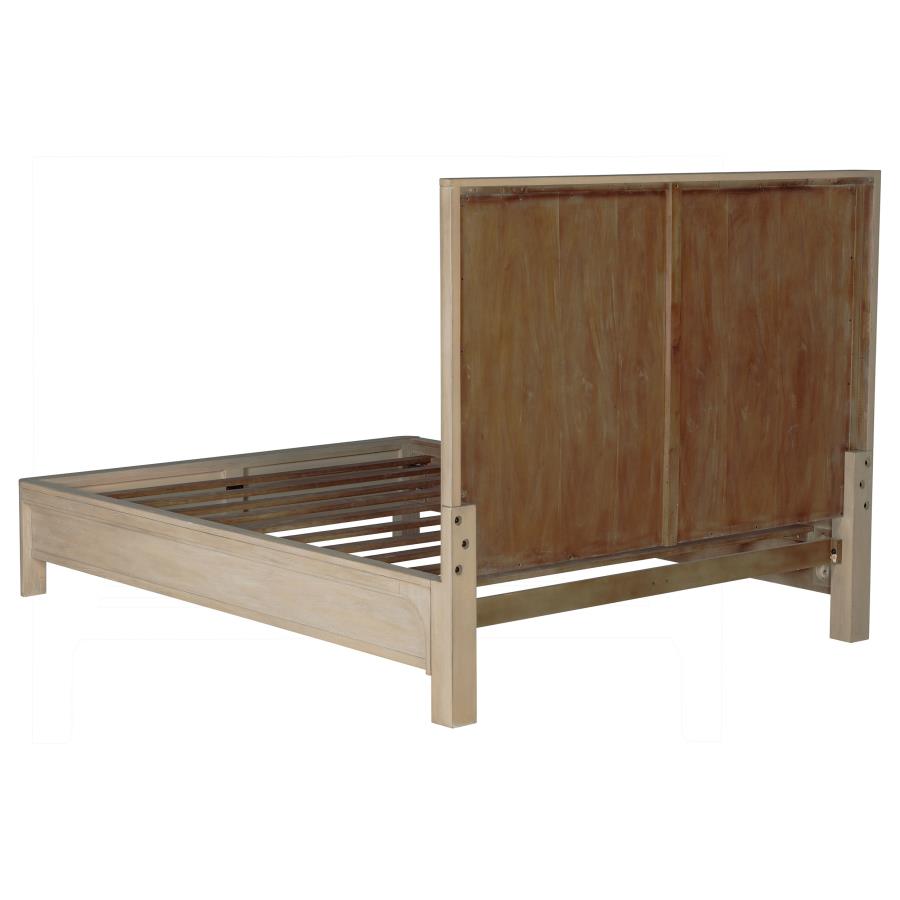 Solano 56-inch Eastern King Panel Bed Weathered Mango 222521KE