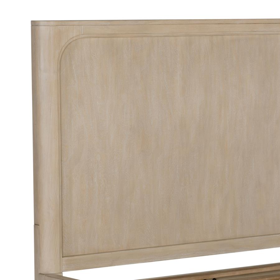 Solano 56-inch Eastern King Panel Bed Weathered Mango 222521KE
