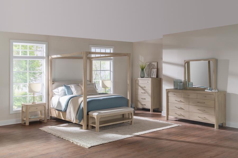 Solano 9-drawer Bedroom Dresser Cabinet Weathered Mango 222523