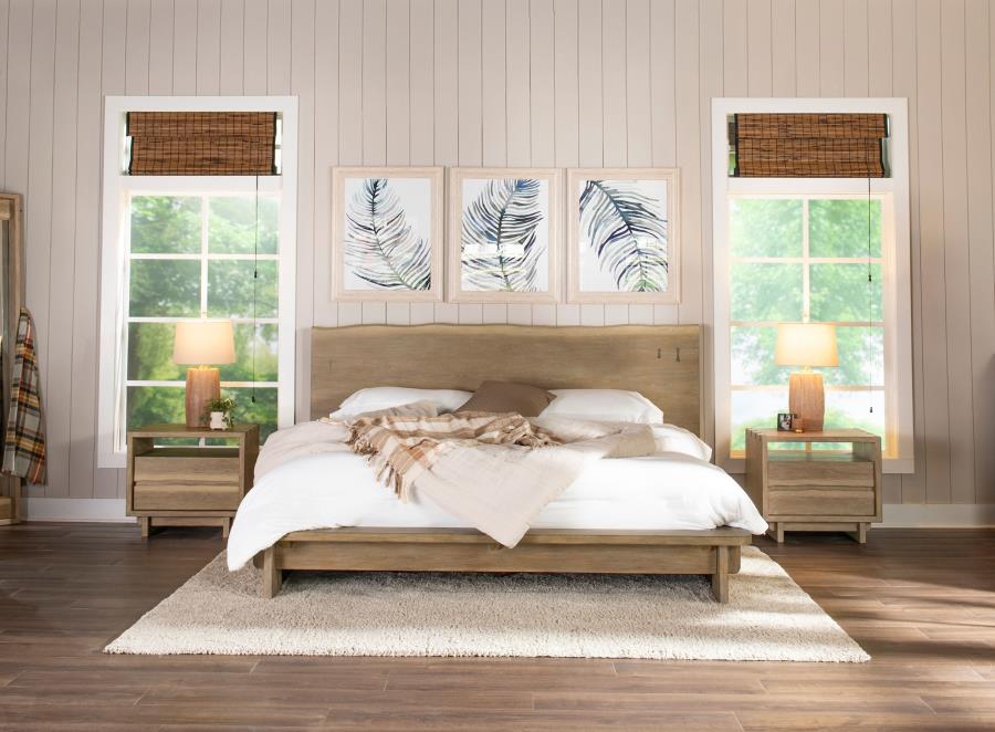 Stillwater Live-Edge Platform Bed – Queen 222801Q, Eastern King 222801KE & California King 222801KW - Venini Furniture 