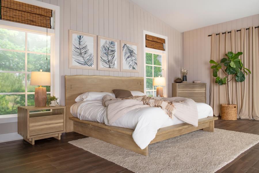 Stillwater Live-Edge Platform Bed – Queen 222801Q, Eastern King 222801KE & California King 222801KW - Venini Furniture 