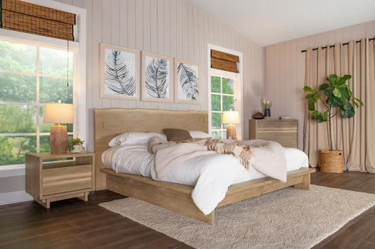 Stillwater Live-Edge Platform Bed – Queen 222801Q, Eastern King 222801KE & California King 222801KW - Venini Furniture 