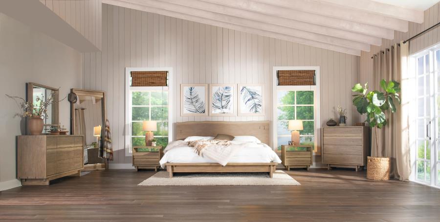 StillStillwater 9-Drawer Dresser with Mirror and Jewelry Shelf – Weathered Oak 222803M - Venini Furniture 