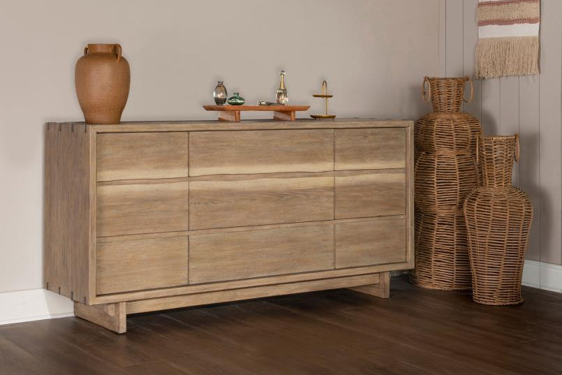 Stillwater 9-Drawer Dresser – Weathered Oak 222803 - Venini Furniture 