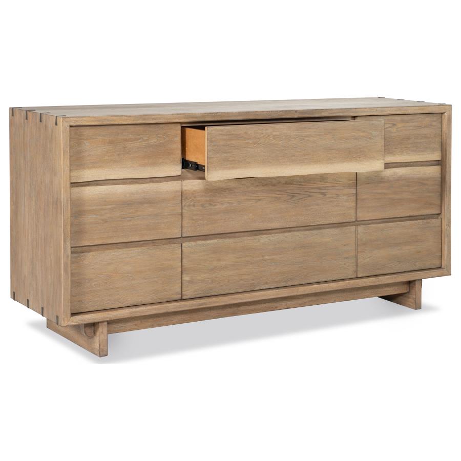 Stillwater 9-Drawer Dresser – Weathered Oak 222803 - Venini Furniture 