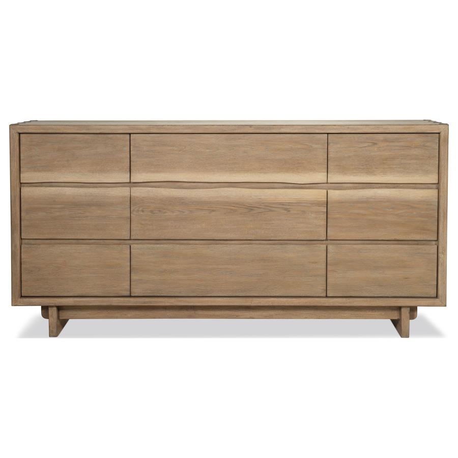 Stillwater 9-Drawer Dresser – Weathered Oak 222803 - Venini Furniture 