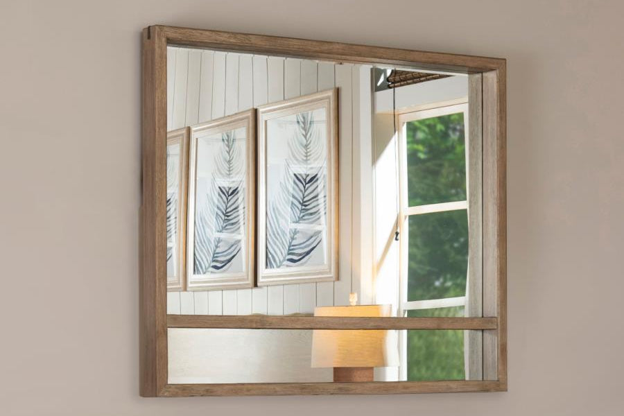 Stillwater Dresser Mirror with Jewelry Shelf 222804 - Venini Furniture 