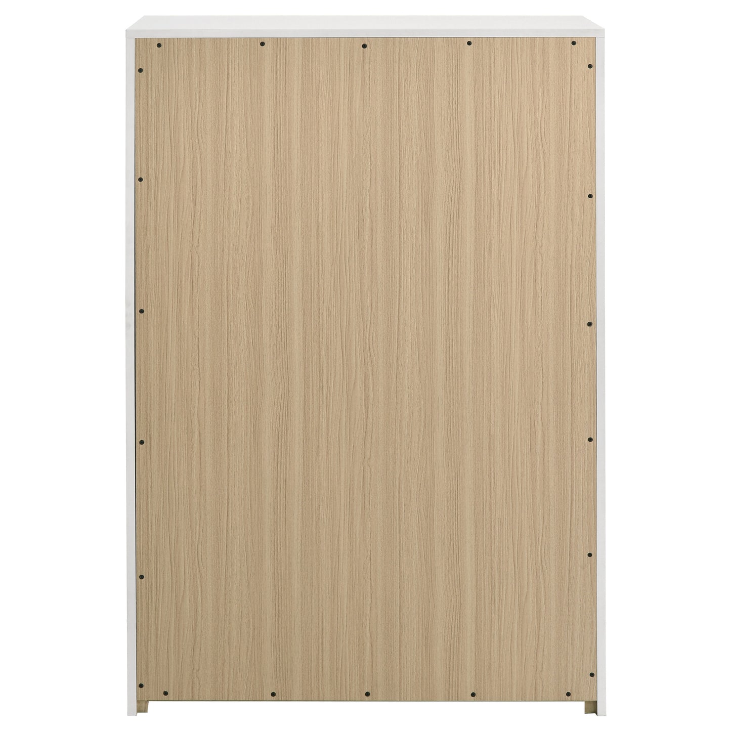 Ines 5-drawer Bedroom Chest of Drawers White High Gloss 223095