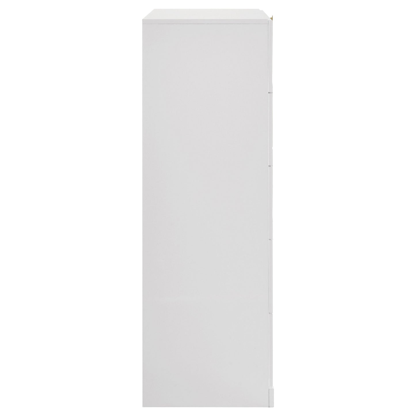Ines 5-drawer Bedroom Chest of Drawers White High Gloss 223095