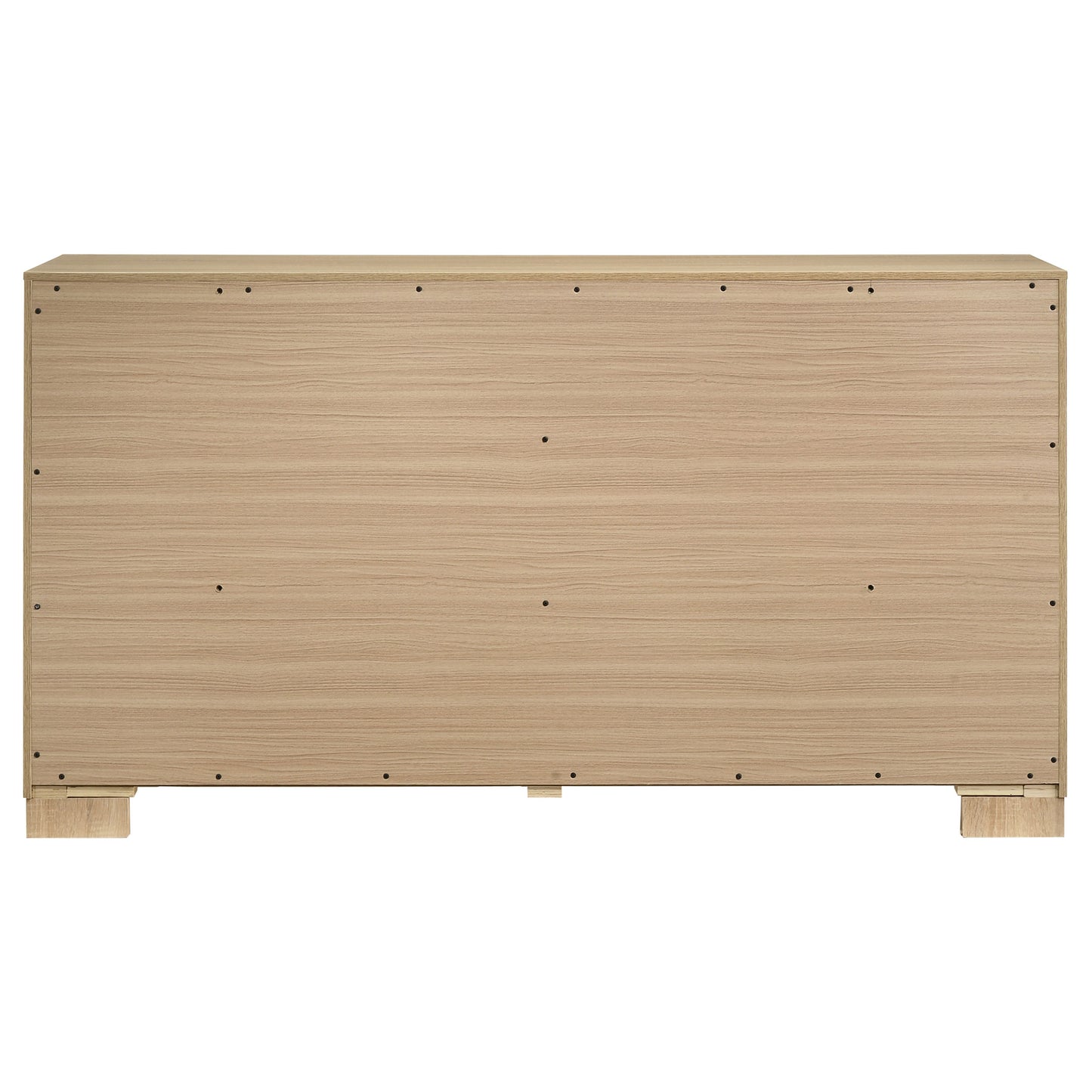 Arielle Dresser and Mirror Set with Mixed Hardware Light Oak 223113M