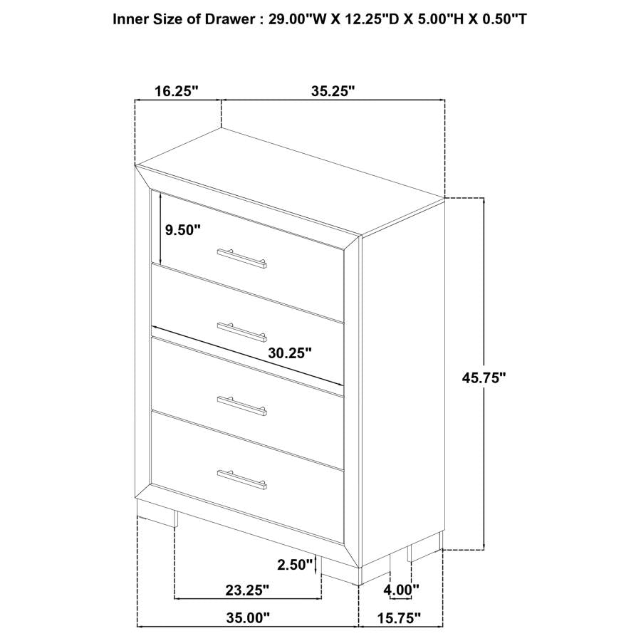 Arielle Eastern King Or Queen Bookcase Panel Storage Bed Light Oak. - Venini Furniture 