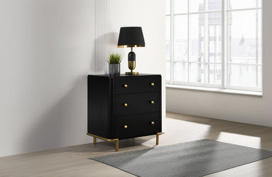 Arini Dresser Mirror Black 224334 - Venini Furniture 