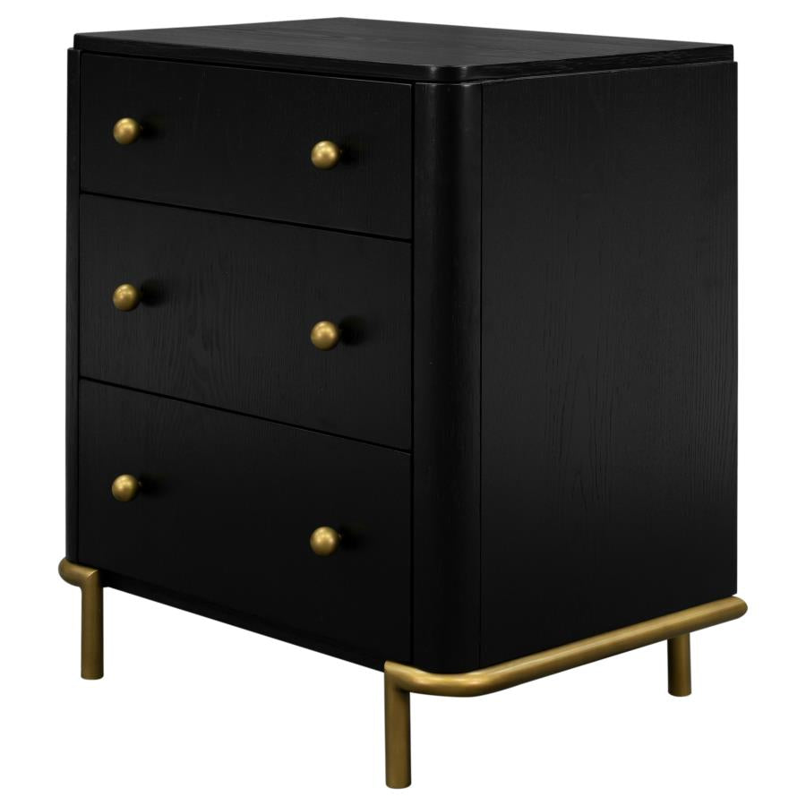 Arini Dresser Mirror Black 224334 - Venini Furniture 