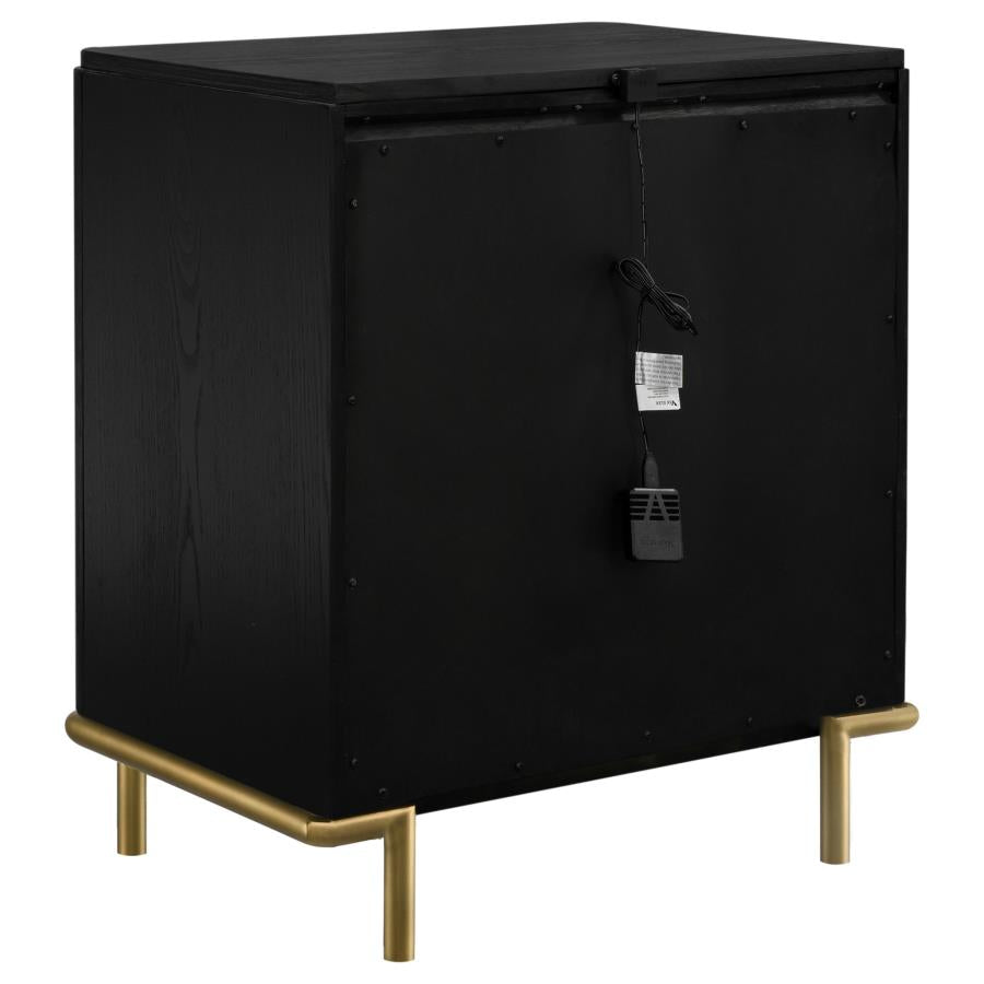 Arini Dresser Mirror Black 224334 - Venini Furniture 
