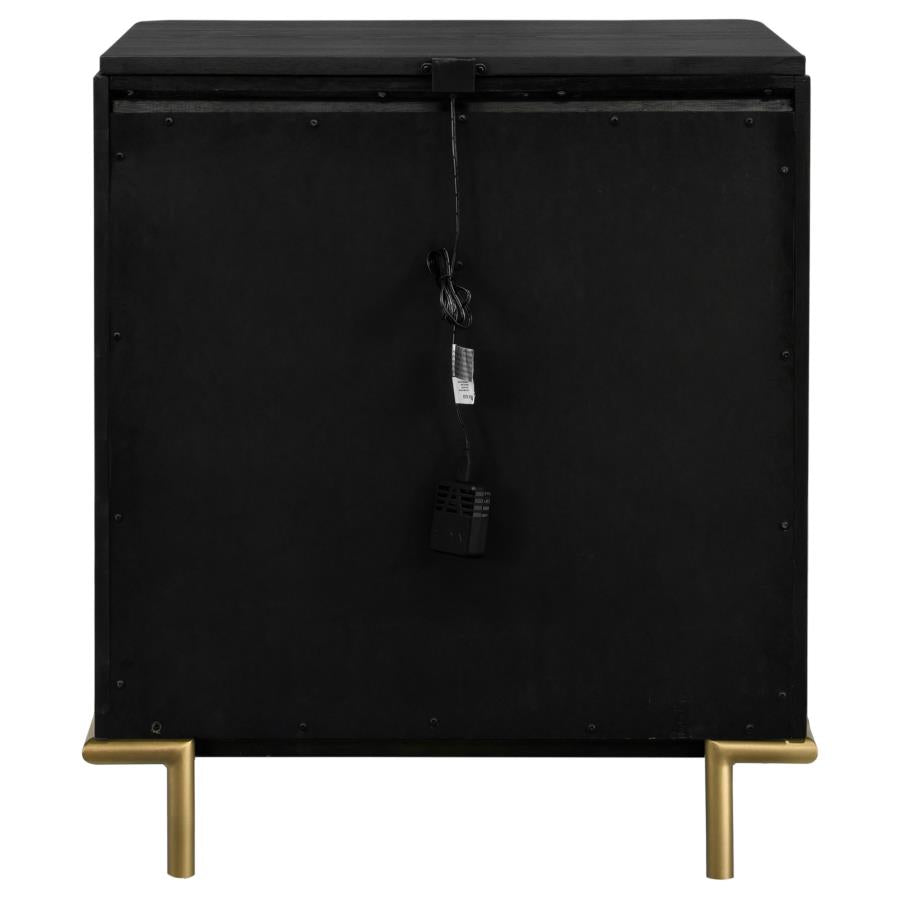 Arini Dresser Mirror Black 224334 - Venini Furniture 