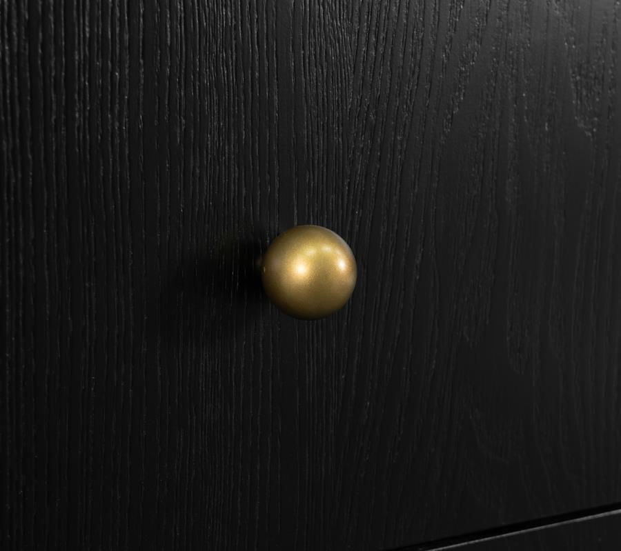 Arini Dresser Mirror Black 224334 - Venini Furniture 
