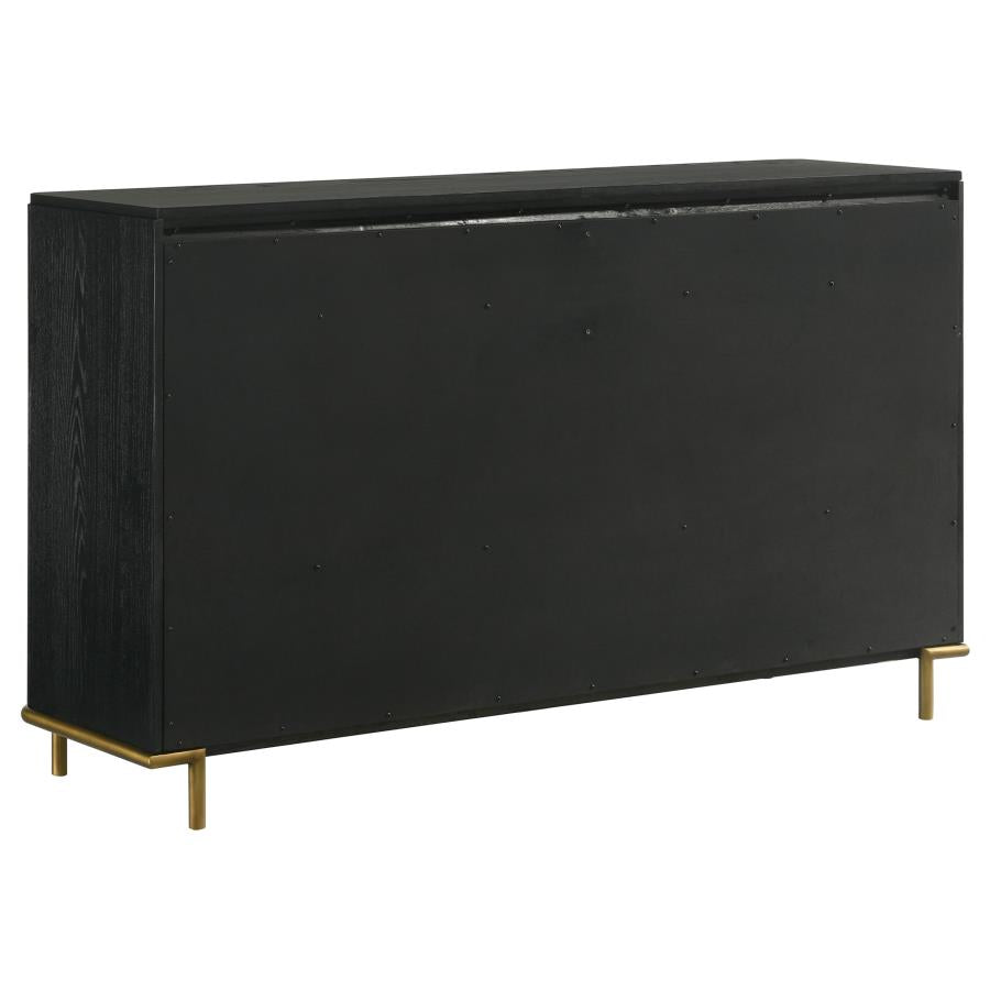 Arini 8-drawer Dresser Black 224333 - Venini Furniture 