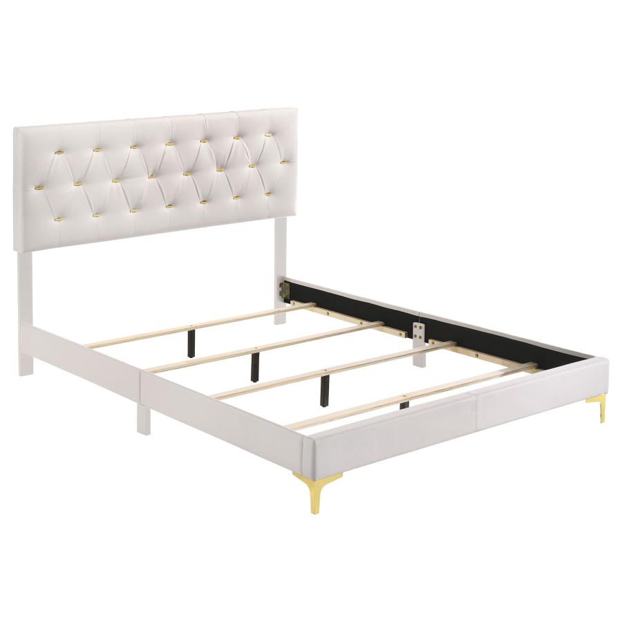 Kendall Bedroom Set White - Venini Furniture 