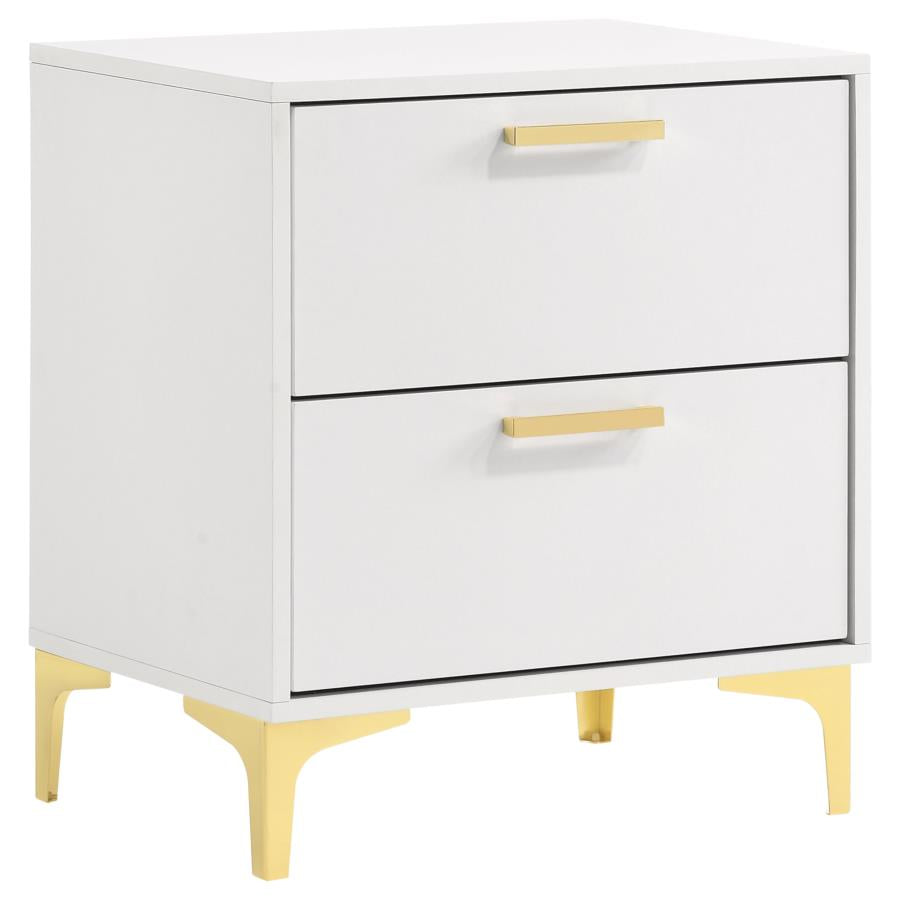Kendall Bedroom Set White - Venini Furniture 