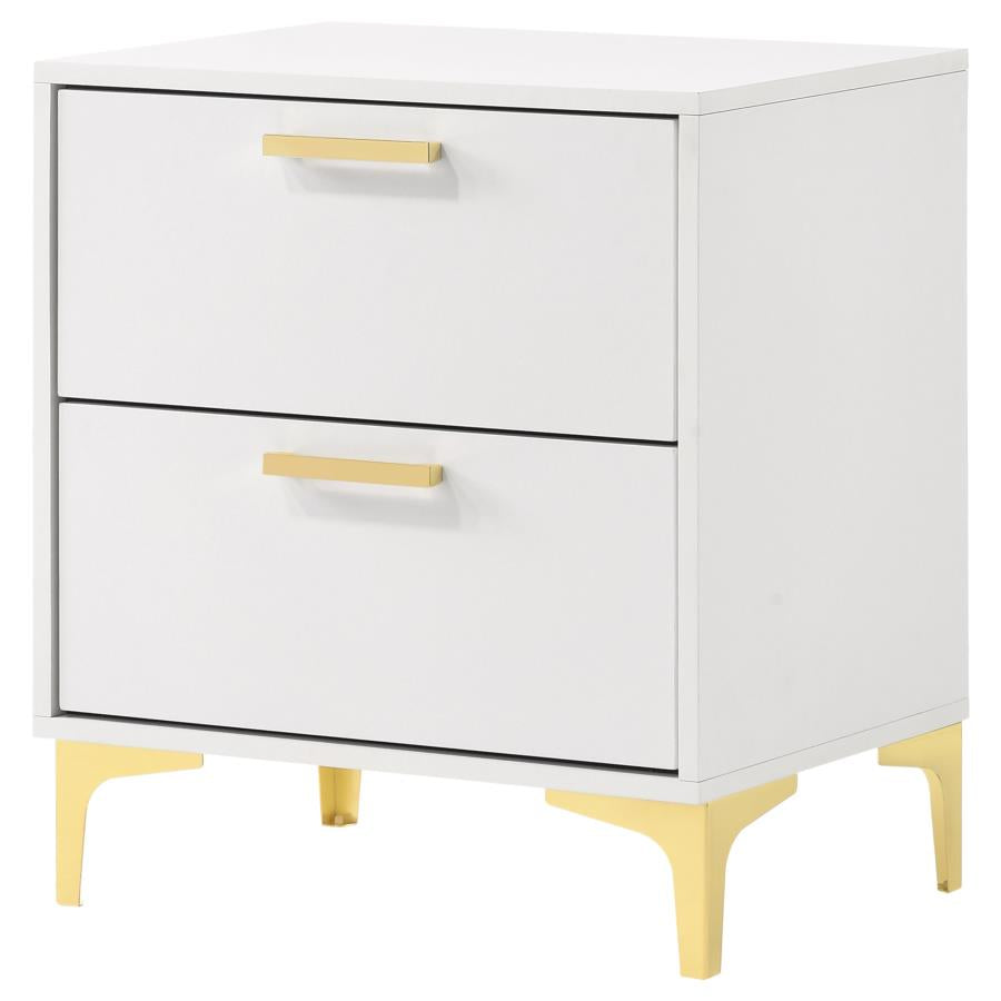 Kendall Bedroom Set White - Venini Furniture 