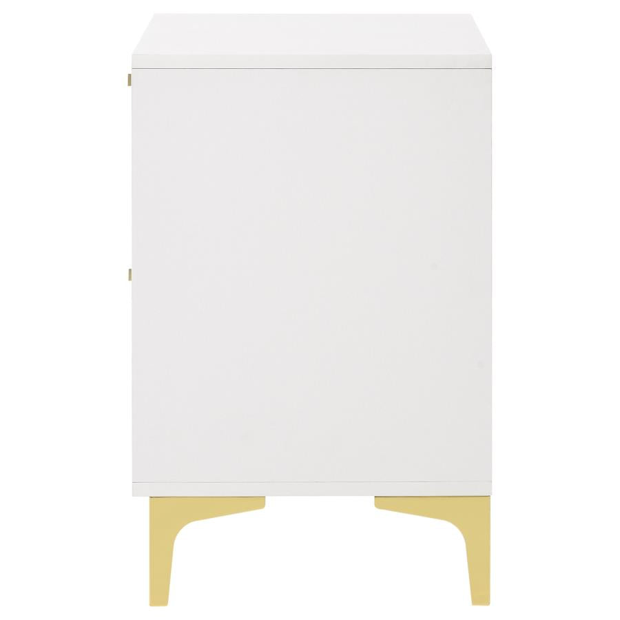 Kendall Bedroom Set White - Venini Furniture 