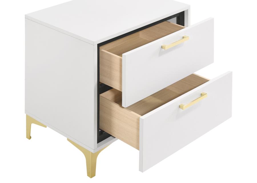 Kendall Bedroom Set White - Venini Furniture 