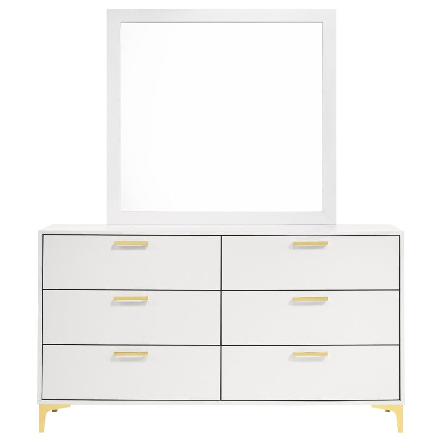 Kendall Bedroom Set White - Venini Furniture 