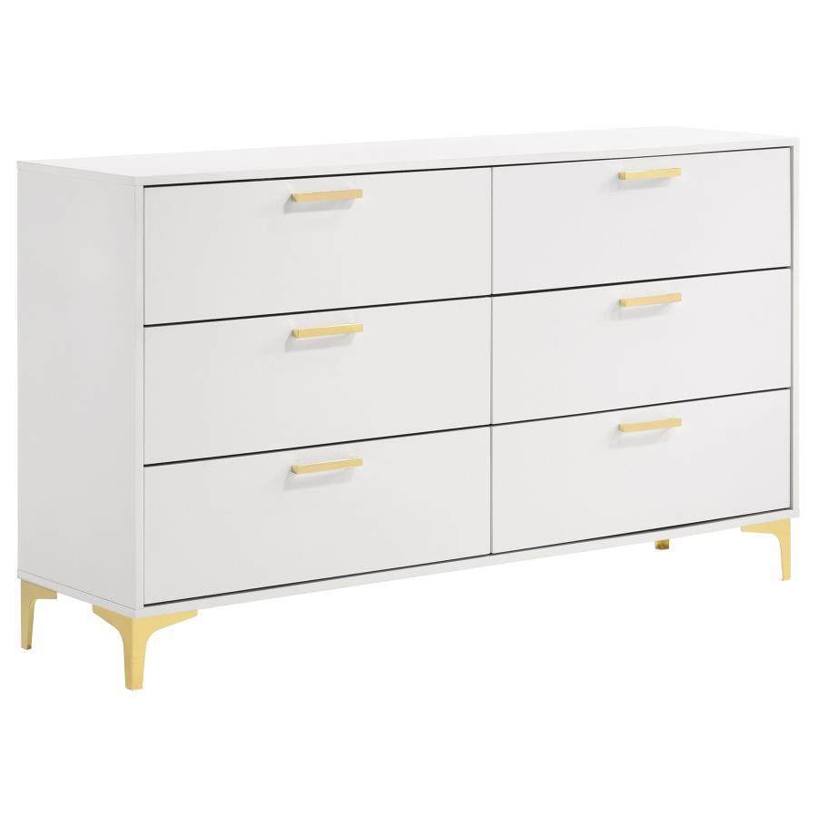 Kendall Bedroom Set White - Venini Furniture 