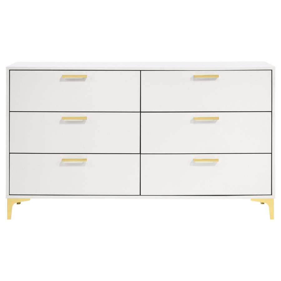 Kendall Bedroom Set White - Venini Furniture 