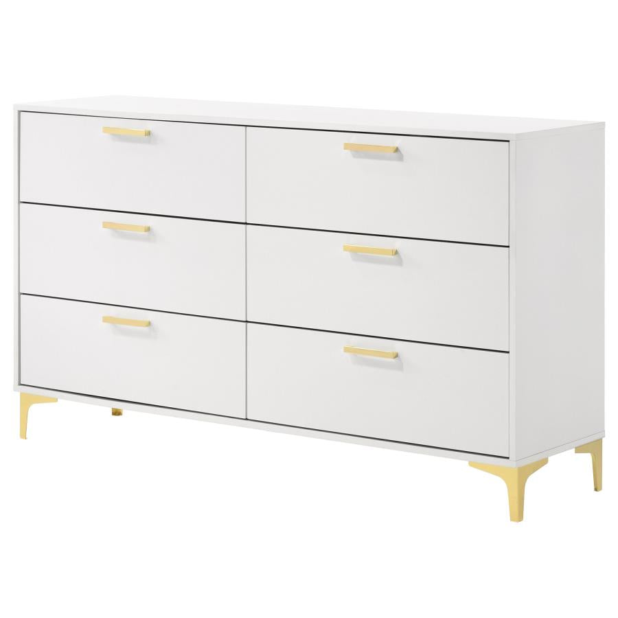 Kendall Bedroom Set White - Venini Furniture 