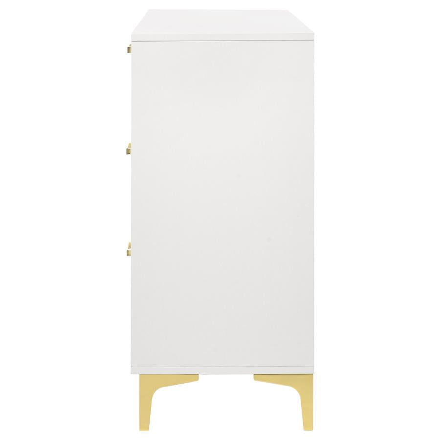 Kendall Bedroom Set White - Venini Furniture 