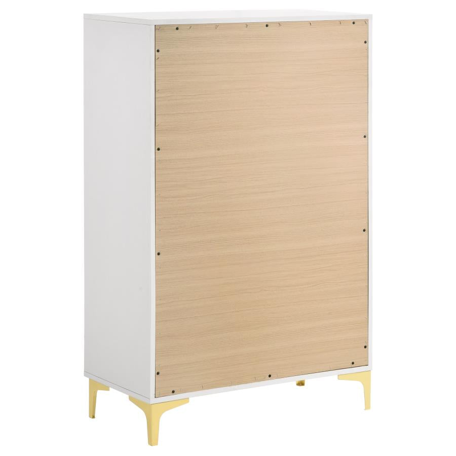 Kendall Bedroom Set White - Venini Furniture 