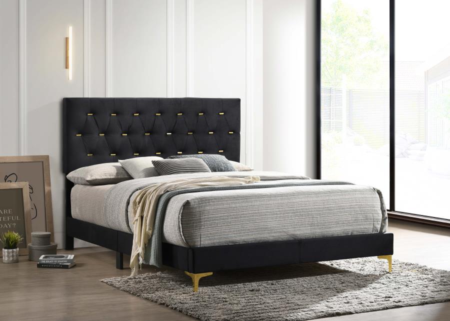 Kendall Bedroom Set Black - Venini Furniture 