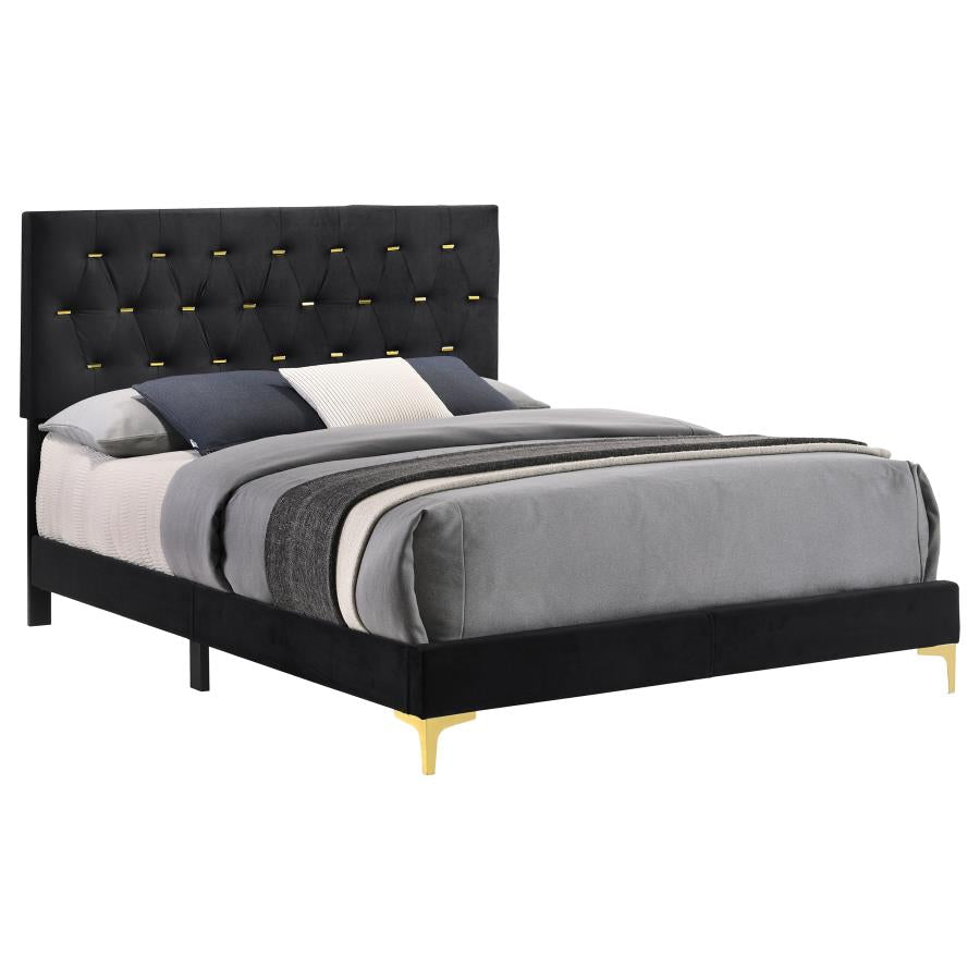 Kendall Bedroom Set Black - Venini Furniture 
