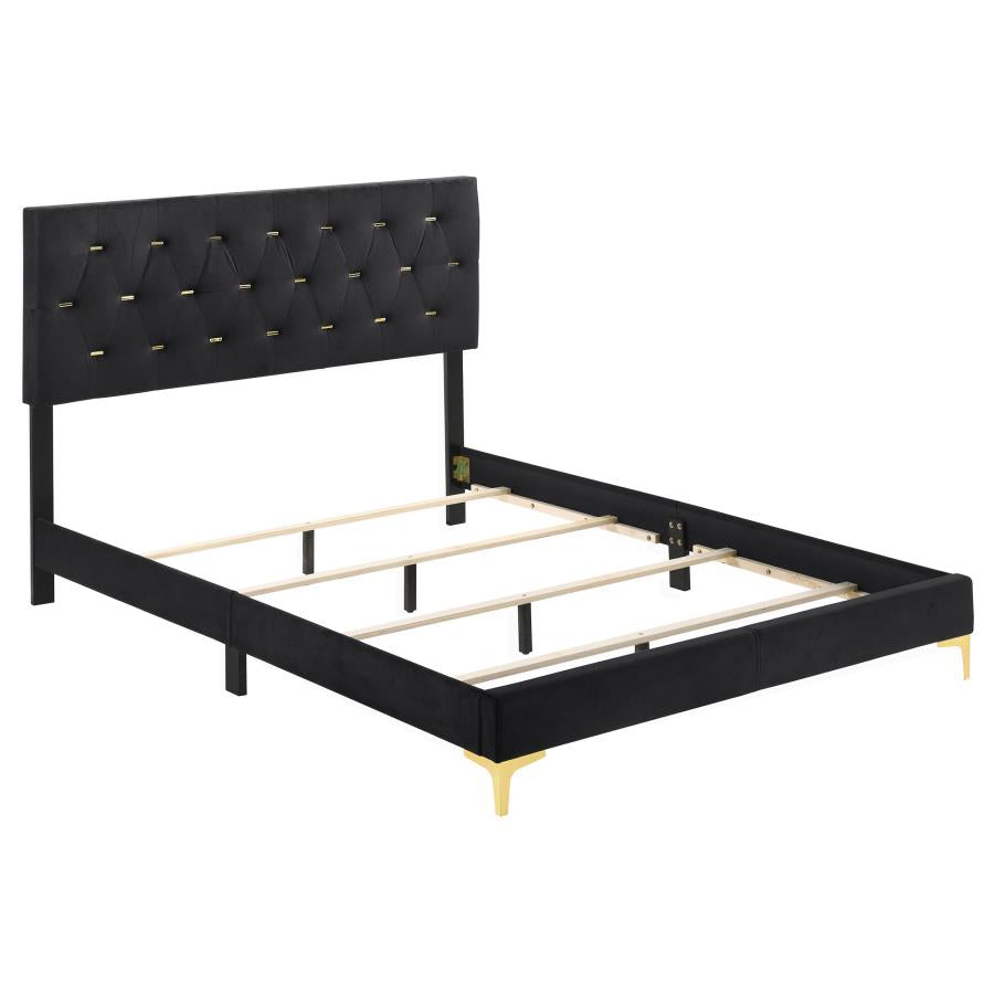 Kendall Bedroom Set Black - Venini Furniture 