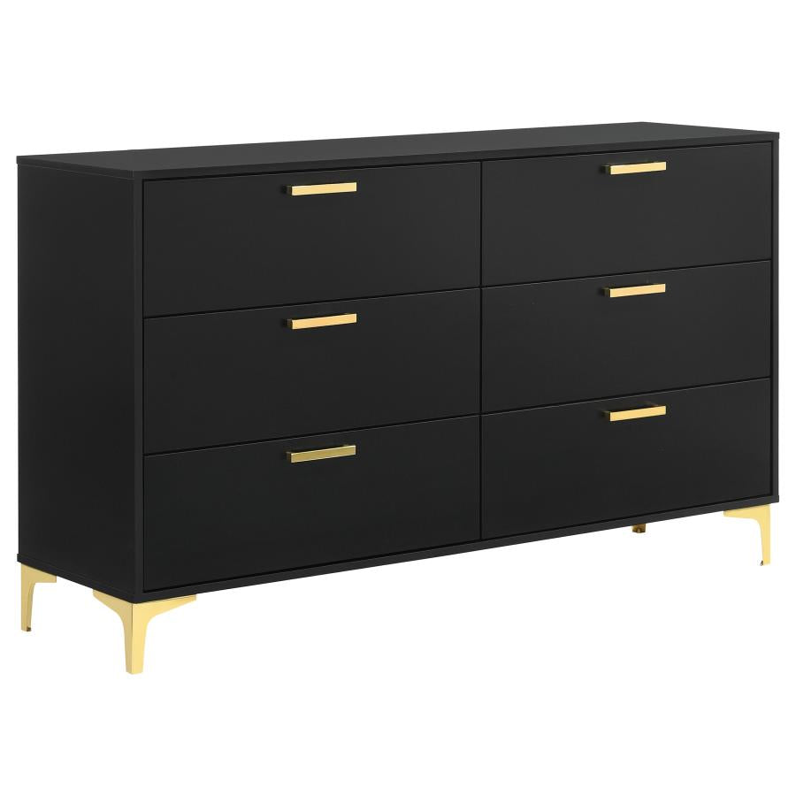 Kendall Bedroom Set Black - Venini Furniture 