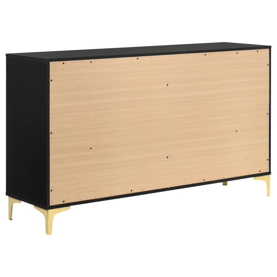 Kendall Bedroom Set Black - Venini Furniture 