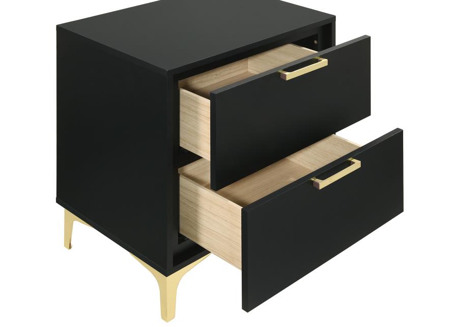 Kendall Bedroom Set Black - Venini Furniture 