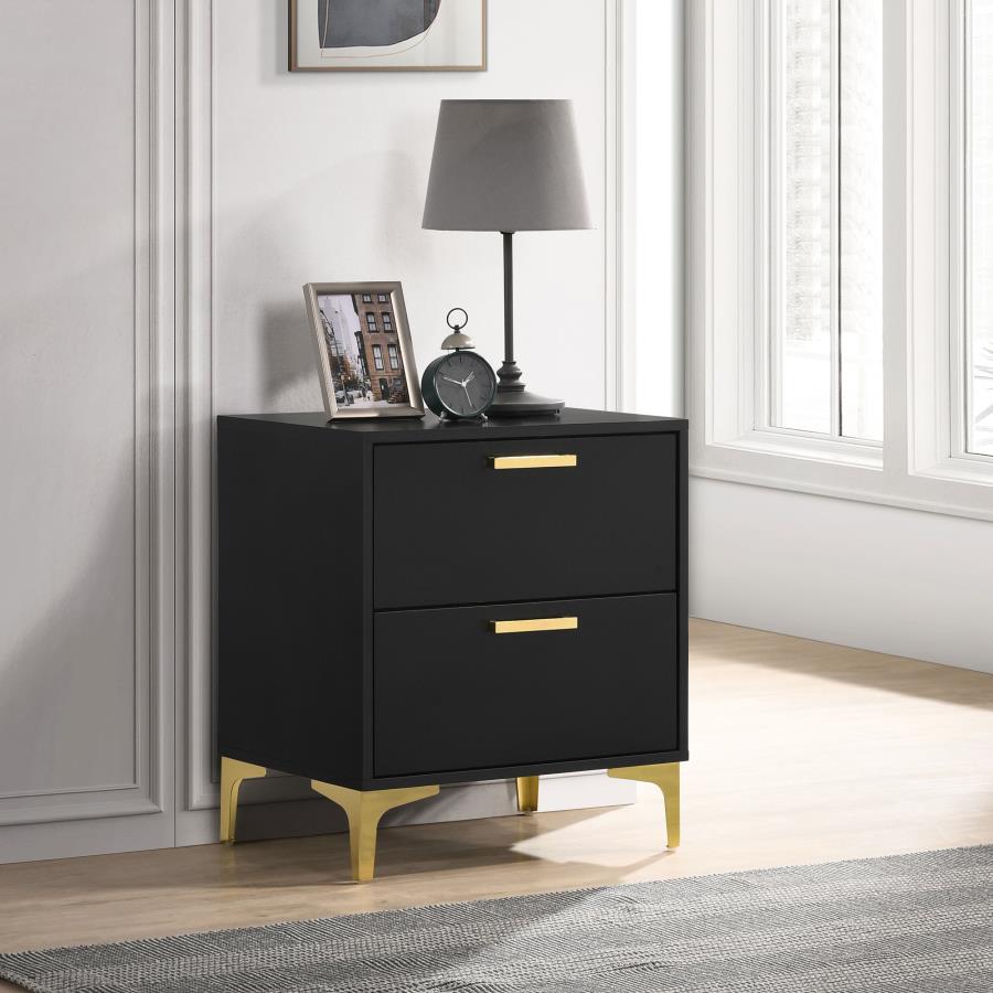 Kendall Bedroom Set Black - Venini Furniture 