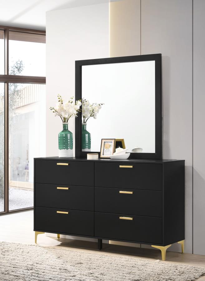 Kendall Bedroom Set Black - Venini Furniture 