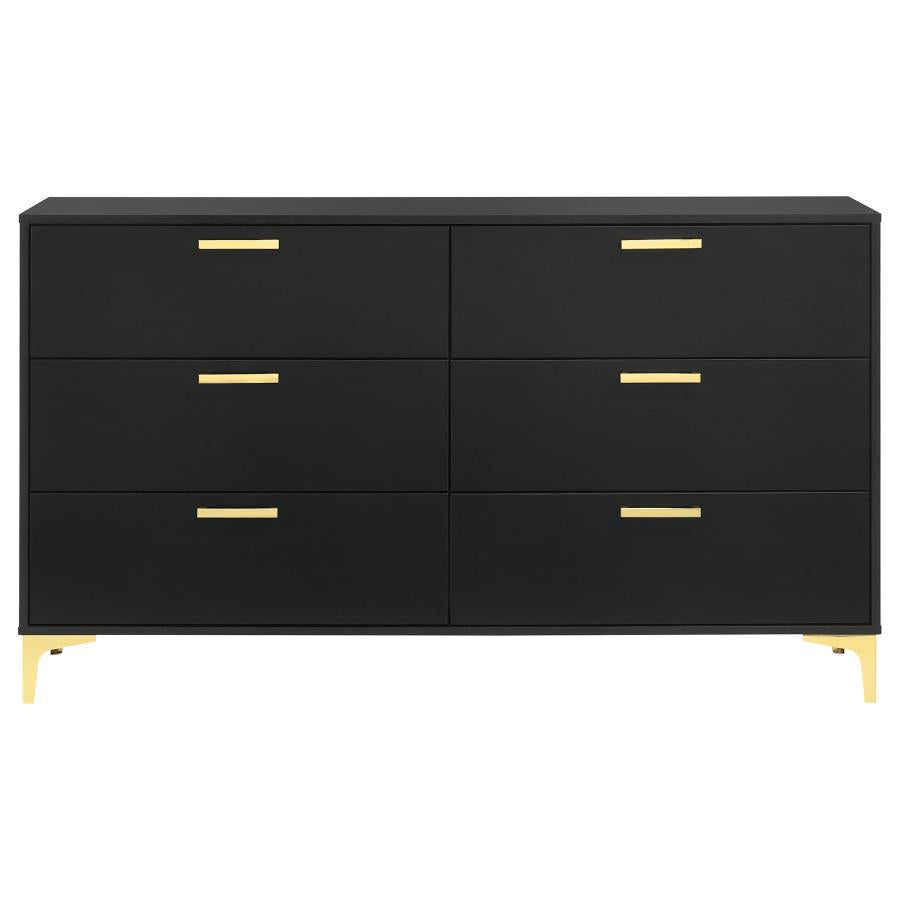 Kendall Bedroom Set Black - Venini Furniture 
